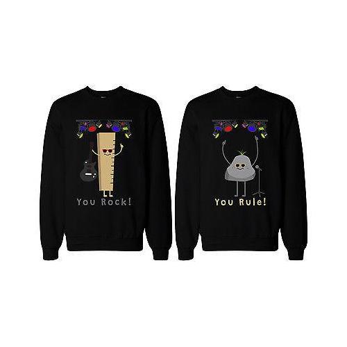 Funny Matching BFF Sweatshirts for Best Friends You Rock and Rule!